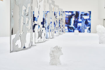 <p>Donna Huanca, Installation view of <em>Donna Huanca: MAGMA SLIT</em>, 2022, Henry Art Gallery, University of Washington, Seattle. Photo: Jonathan Vanderweit.</p>
